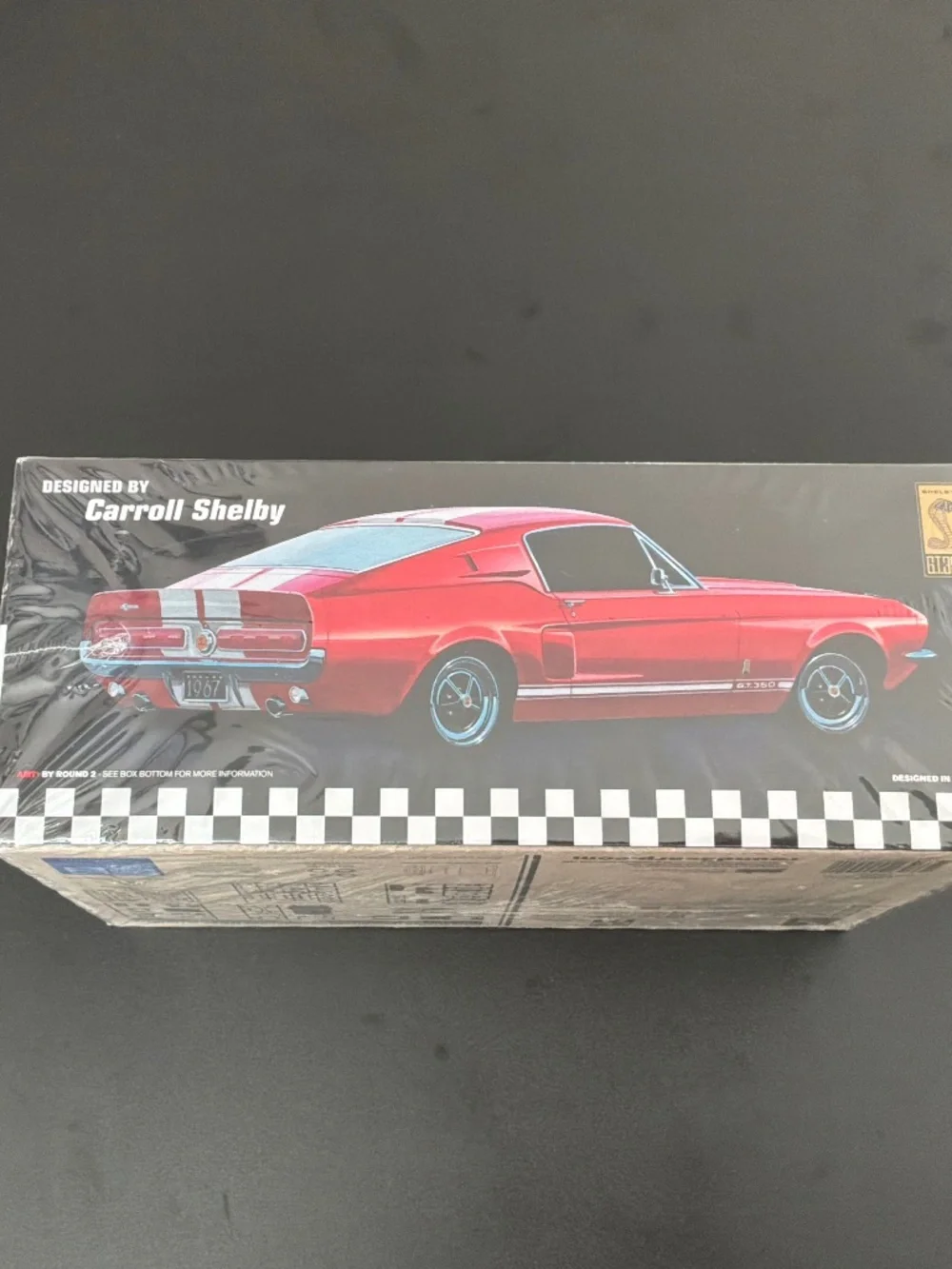 NTW! AMT 1967 Ford Shelby GT350 (Black) 1:25 Scale Model Kit